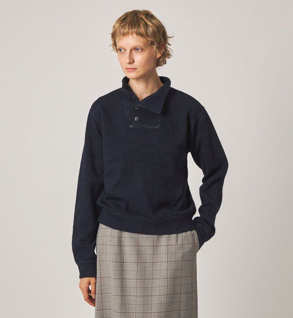 STEVEN ALAN「＜Steven Alan＞ブークレー スタンドカラー プルオーバー」|Tシャツ・カットソー|