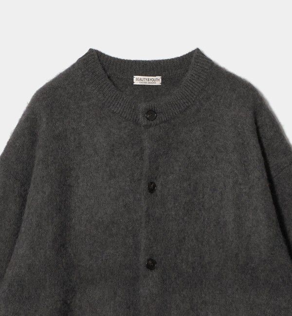 BEAUTY&YOUTH UNITED ARROWS「ブラッシュド ヤク クルーネック カーディガン」|カーディガン|