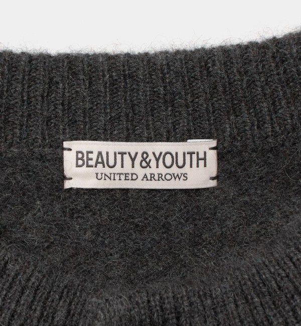 BEAUTY&YOUTH UNITED ARROWS「ブラッシュド ヤク クルーネック カーディガン」|カーディガン|