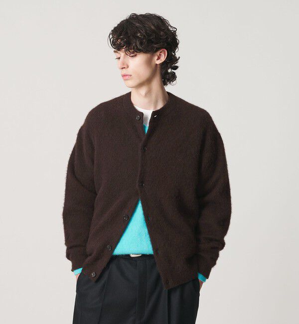BEAUTY&YOUTH UNITED ARROWS「ブラッシュド ヤク クルーネック カーディガン」|カーディガン|