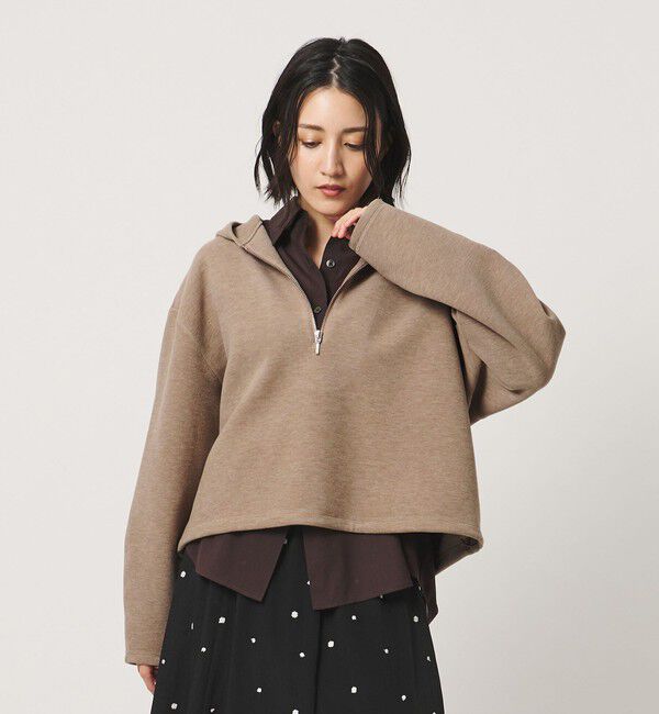 BEAUTY&YOUTH UNITED ARROWS「ダンボール ハーフジップ フーディ」|Tシャツ・カットソー|