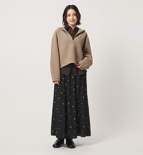 BEAUTY&YOUTH UNITED ARROWS「ダンボール ハーフジップ フーディ」|Tシャツ・カットソー|