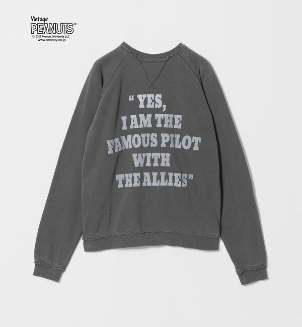 BEAUTY&YOUTH UNITED ARROWS「【別注】＜ST.JHONES 3RD CLUB＞PEANUTS プリント スウェット プルオーバー」|スウェット・ジャージ|