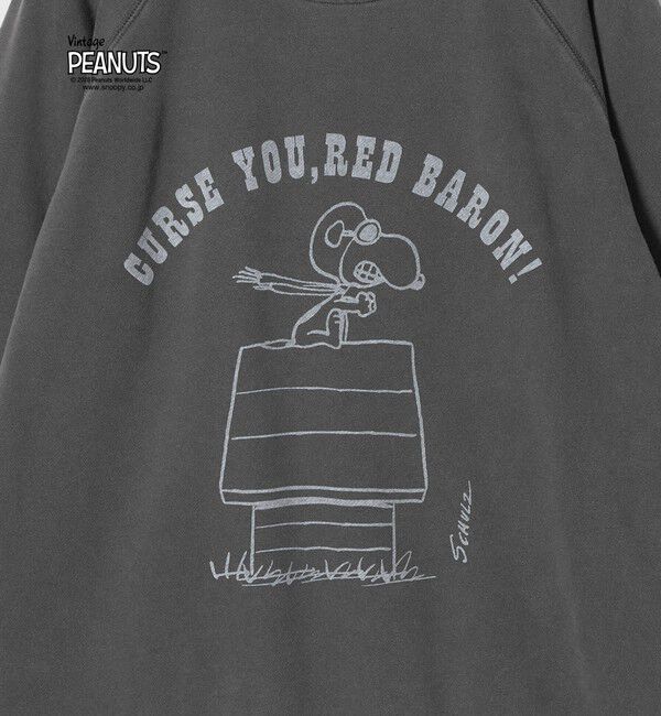 BEAUTY&YOUTH UNITED ARROWS「【別注】＜ST.JHONES 3RD CLUB＞PEANUTS プリント スウェット プルオーバー」|スウェット・ジャージ|