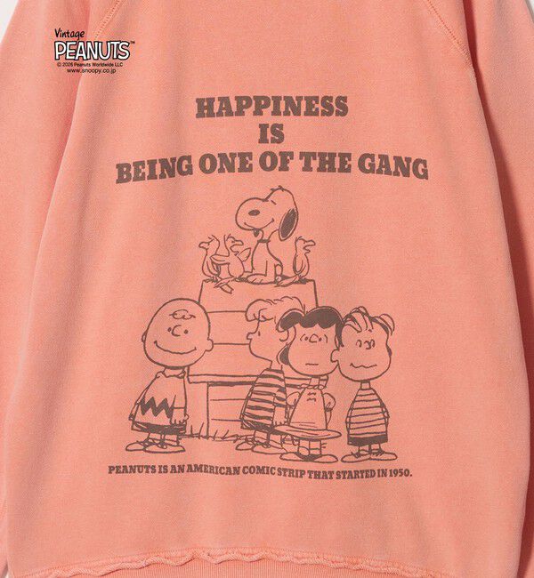 BEAUTY&YOUTH UNITED ARROWS「【別注】＜ST.JHONES 3RD CLUB＞PEANUTS プリント スウェット プルオーバー」|スウェット・ジャージ|