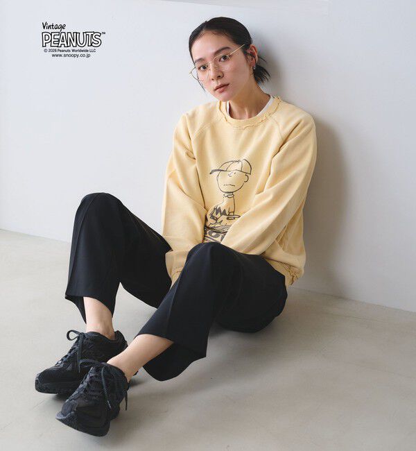 BEAUTY&YOUTH UNITED ARROWS「【別注】＜ST.JHONES 3RD CLUB＞PEANUTS プリント スウェット プルオーバー」|スウェット・ジャージ|