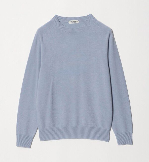 UNITED ARROWS「＜SOVEREIGN＞ウール/カシミヤ  ホールガーメント クルーネックニット」|ニット・セーター|
