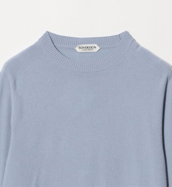 UNITED ARROWS「＜SOVEREIGN＞ウール/カシミヤ  ホールガーメント クルーネックニット」|ニット・セーター|