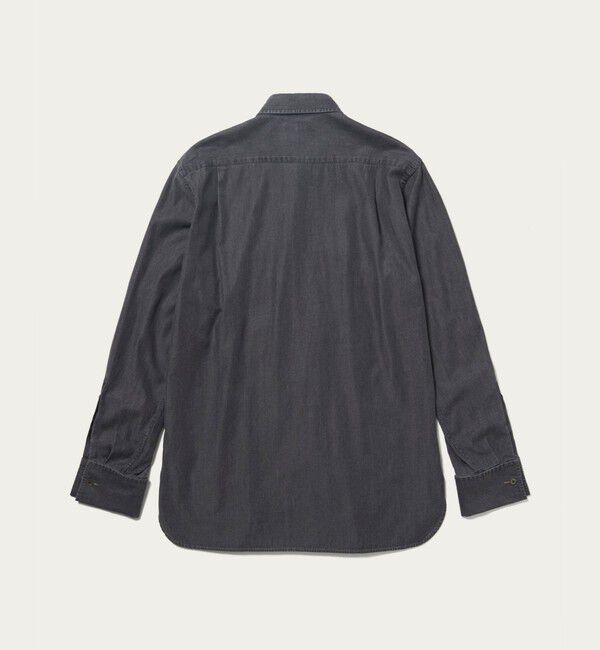 UNITED ARROWS「ブラック デニム ブザム  シャツ」|シャツ・ブラウス|