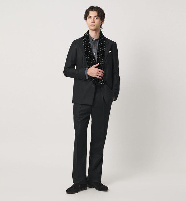 UNITED ARROWS「フランネル ダブル 4ボタン テーラードジャケット」|テーラードジャケット|