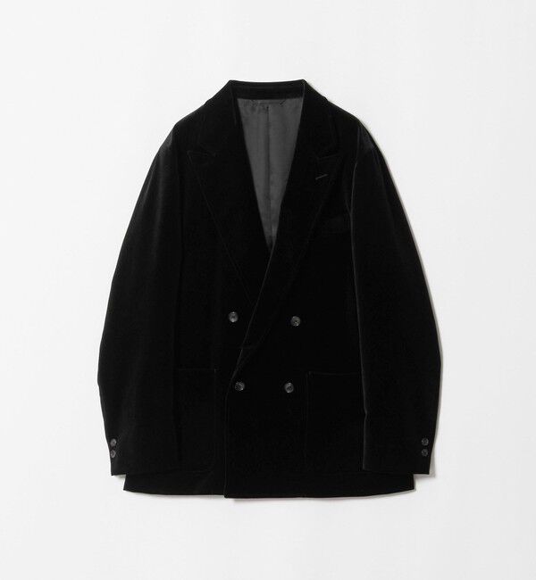 UNITED ARROWS「ベルベット オーディナリー ダブル 4ボタン テーラードジャケット」|テーラードジャケット|