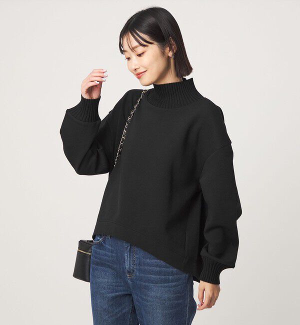 UNITED ARROWS green label relaxing「［size SHORTあり］ダンボール リブ タートルネック プルオーバー」|Tシャツ・カットソー|