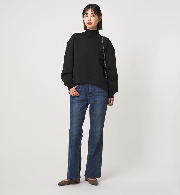 UNITED ARROWS green label relaxing「［size SHORTあり］ダンボール リブ タートルネック プルオーバー」|Tシャツ・カットソー|