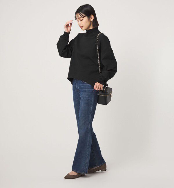 UNITED ARROWS green label relaxing「［size SHORTあり］ダンボール リブ タートルネック プルオーバー」|Tシャツ・カットソー|