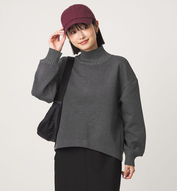 UNITED ARROWS green label relaxing「［size SHORTあり］ダンボール リブ タートルネック プルオーバー」|Tシャツ・カットソー|