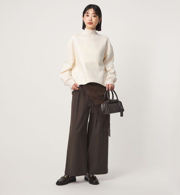 UNITED ARROWS green label relaxing「［size SHORTあり］ダンボール リブ タートルネック プルオーバー」|Tシャツ・カットソー|