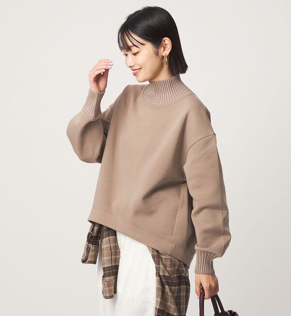 UNITED ARROWS green label relaxing「［size SHORTあり］ダンボール リブ タートルネック プルオーバー」|Tシャツ・カットソー|