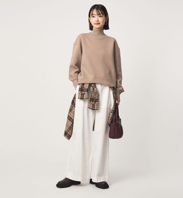 UNITED ARROWS green label relaxing「［size SHORTあり］ダンボール リブ タートルネック プルオーバー」|Tシャツ・カットソー|