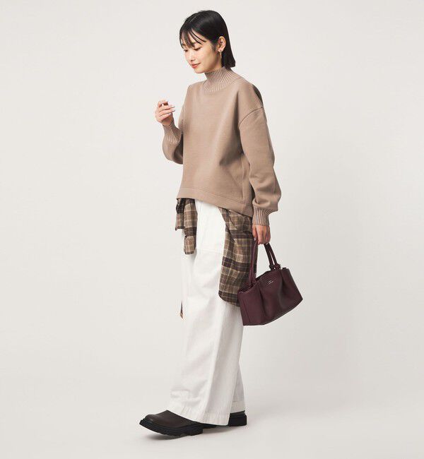 UNITED ARROWS green label relaxing「［size SHORTあり］ダンボール リブ タートルネック プルオーバー」|Tシャツ・カットソー|