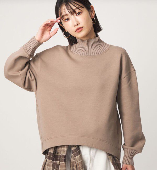 UNITED ARROWS green label relaxing「［size SHORTあり］ダンボール リブ タートルネック プルオーバー」|Tシャツ・カットソー|
