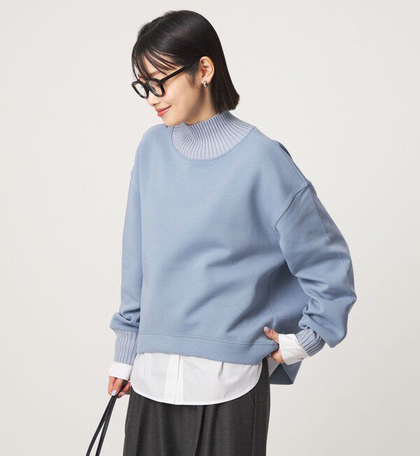 UNITED ARROWS green label relaxing「［size SHORTあり］ダンボール リブ タートルネック プルオーバー」|Tシャツ・カットソー|