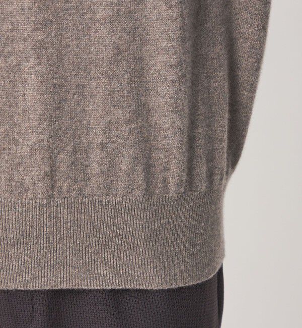 UNITED ARROWS green label relaxing「FINE BASIC カシミヤ クルーネック ニット」|ニット・セーター|
