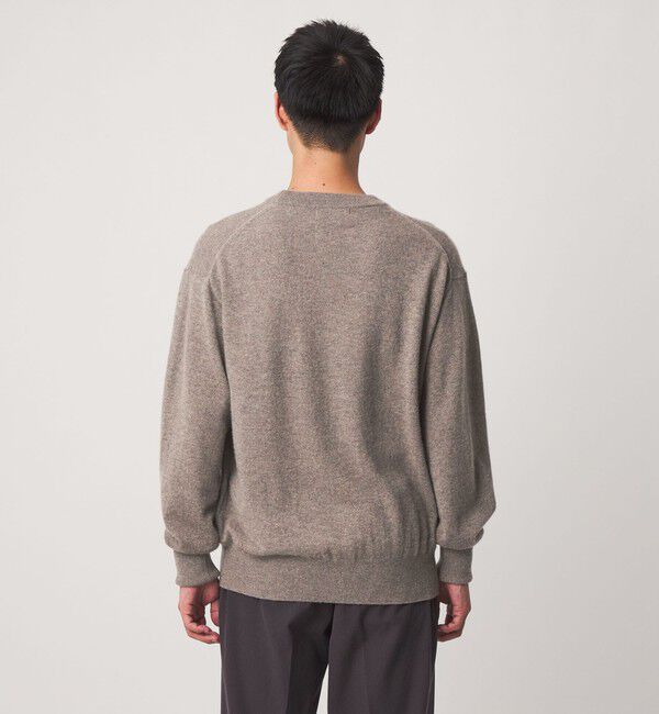 UNITED ARROWS green label relaxing「FINE BASIC カシミヤ クルーネック ニット」|ニット・セーター|