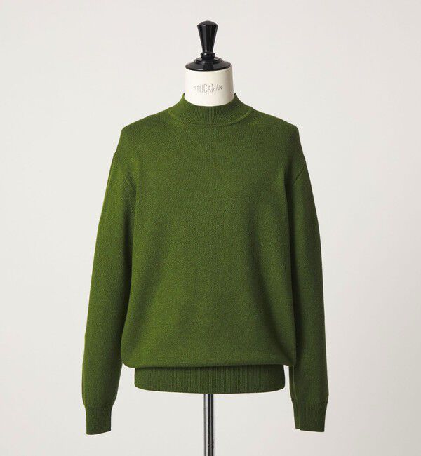 UNITED ARROWS green label relaxing「シルク ミックス モックネック ニット」|ニット・セーター|OLIVE