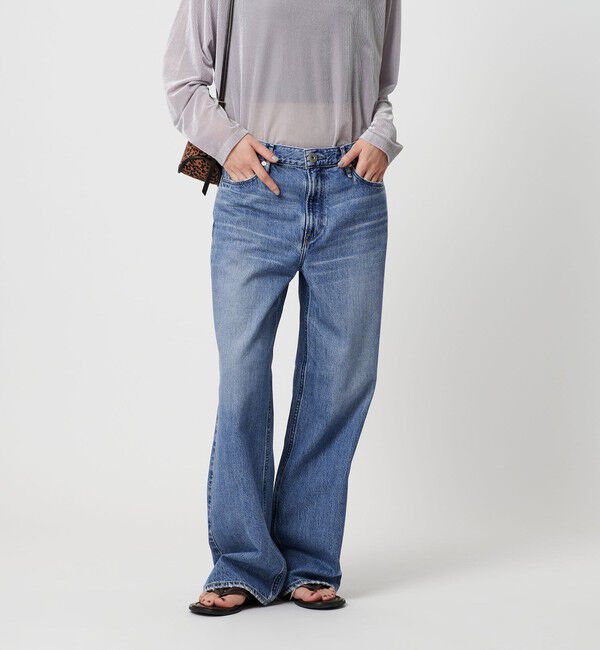 BEAUTY&YOUTH UNITED ARROWS「＜upper hights＞THE NIECE MID RISE デニムパンツ」|デニム|COBALT
