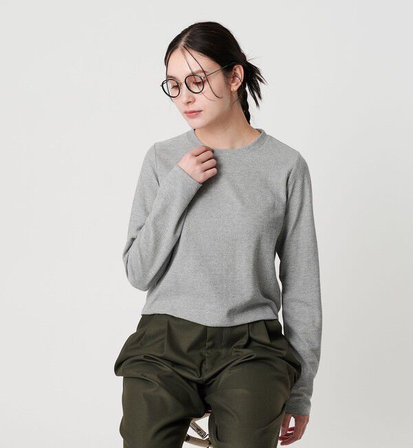 BEAUTY&YOUTH UNITED ARROWS「コットンポリエステル ラメロングスリーブカットソー」|Tシャツ・カットソー|