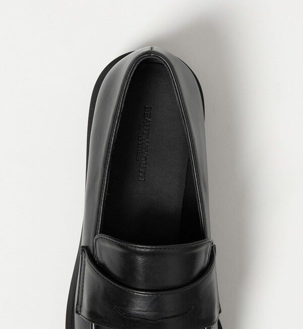 BEAUTY&YOUTH UNITED ARROWS「レザーライク コインローファー」|ローファー|