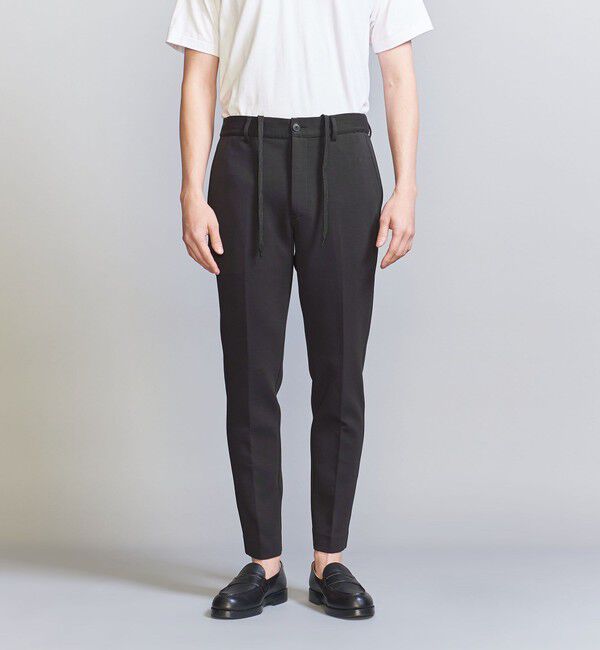 BEAUTY&YOUTH UNITED ARROWS「【WEB限定 WARDROBE SMART】ダブルニット ノープリーツ スラックス パンツ/セットアップ対応	【抗菌・防臭」|スラックス|