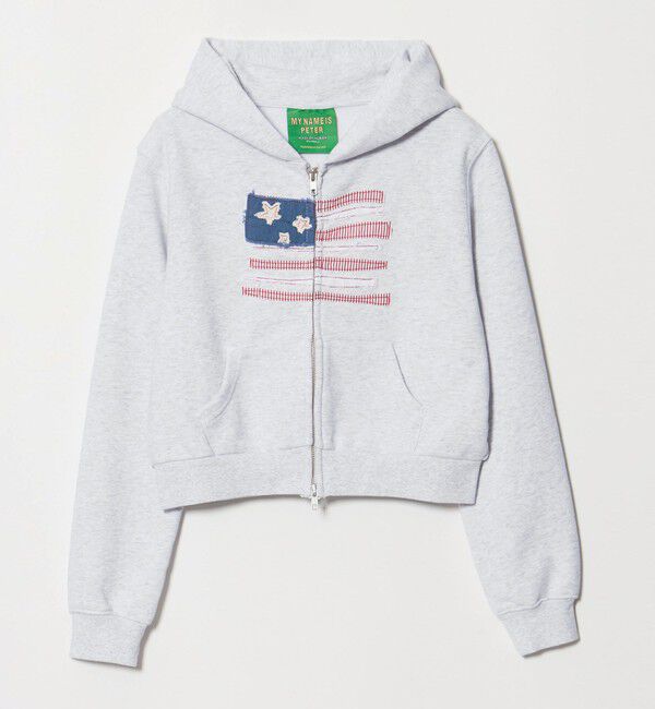 NICE WEATHER「＜PETER＞USA FLAG ジップフーディ」|パーカー|