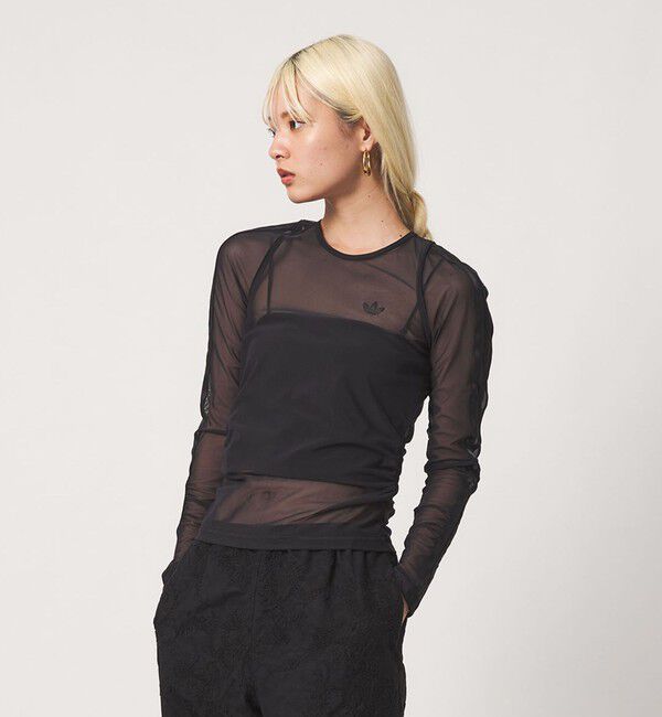 BEAUTY&YOUTH UNITED ARROWS「＜adidas Originals＞スポーツ ロングスリーブ プルオーバー」|Tシャツ・カットソー|BLACK