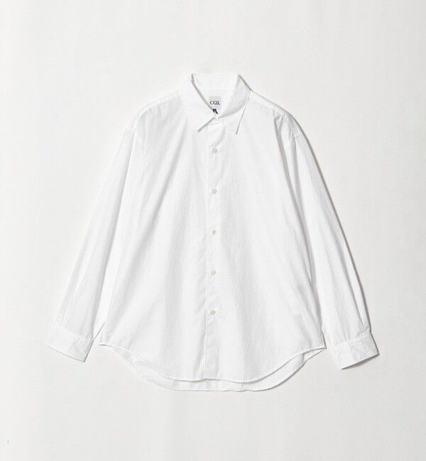 California General Store「＜CGS.＞オーガニックコットン タイプライター レギュラーカラー シャツ」|シャツ・ブラウス|WHITE