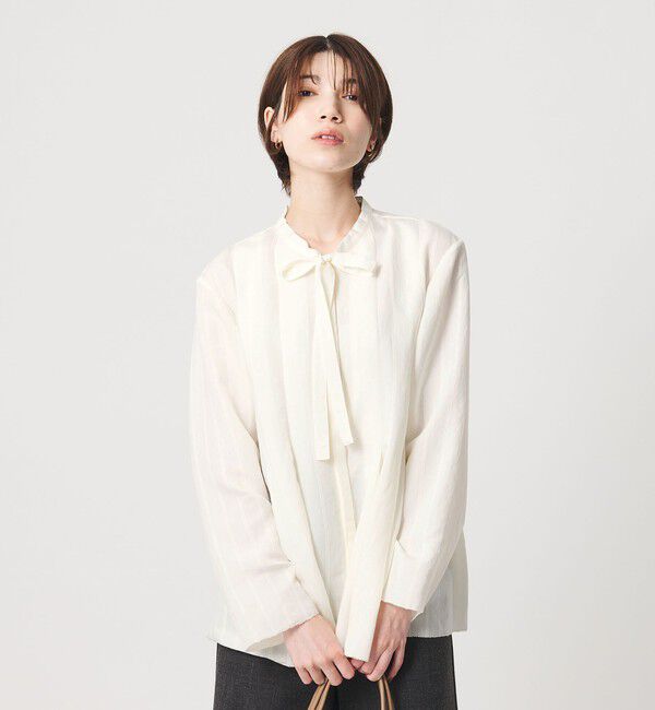 BEAUTY&YOUTH UNITED ARROWS「レーヨンポリエステル タイ タックシャツ」|シャツ・ブラウス|