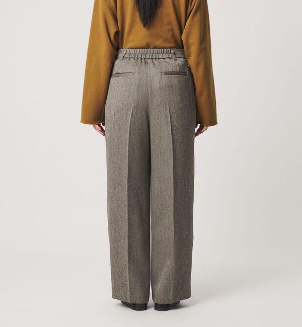 BEAUTY&YOUTH UNITED ARROWS「ツイードライク レイヤータック ワイドパンツ ウォッシャブル」|その他|
