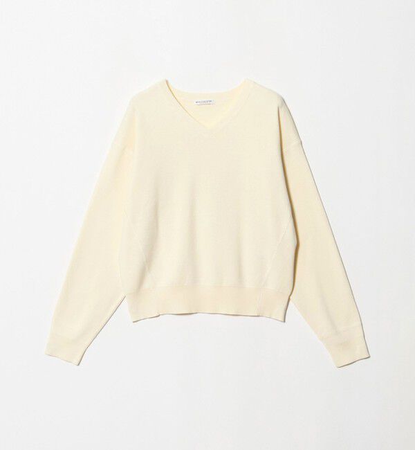 BEAUTY&YOUTH UNITED ARROWS「ソフトコットン Vネック スムース ニットプルオーバー ウォッシャブル」|ニット・セーター|