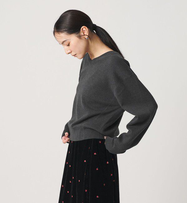 BEAUTY&YOUTH UNITED ARROWS「ソフトコットン Vネック スムース ニットプルオーバー ウォッシャブル」|ニット・セーター|