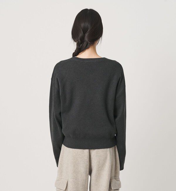 BEAUTY&YOUTH UNITED ARROWS「ソフトコットン Vネック スムース ニットプルオーバー ウォッシャブル」|ニット・セーター|