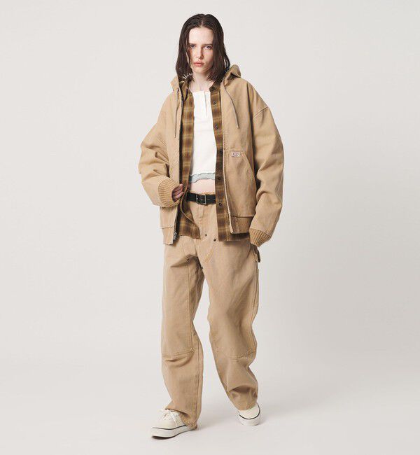 California General Store「＜Dickies &times; CGS.＞ダック フード ジャケット」|ブルゾン・スタジャン|