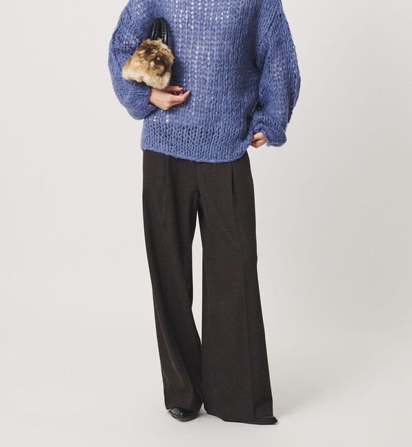 BEAUTY&YOUTH UNITED ARROWS「【WEB限定 Wardrobe DAILY MINIMAL】チェック バックゴム ワイドパンツ」|その他|