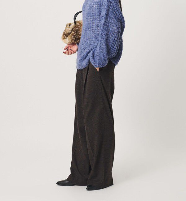BEAUTY&YOUTH UNITED ARROWS「【WEB限定 Wardrobe DAILY MINIMAL】チェック バックゴム ワイドパンツ」|その他|