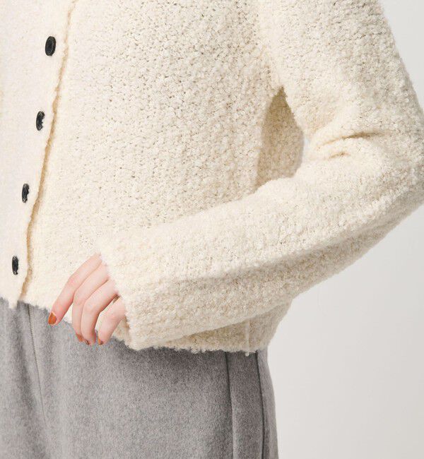 BEAUTY&YOUTH UNITED ARROWS「アルパカブレンド ブークレ ニットカーディガン」|カーディガン|