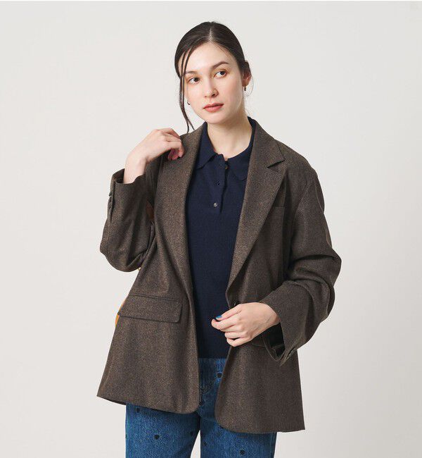 BEAUTY&YOUTH UNITED ARROWS「フラノ オーバーサイズ ジャケット」|テーラードジャケット|