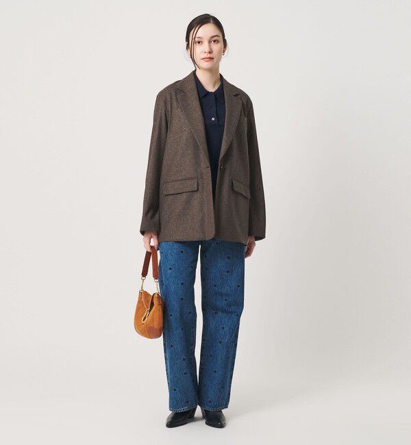 BEAUTY&YOUTH UNITED ARROWS「フラノ オーバーサイズ ジャケット」|テーラードジャケット|