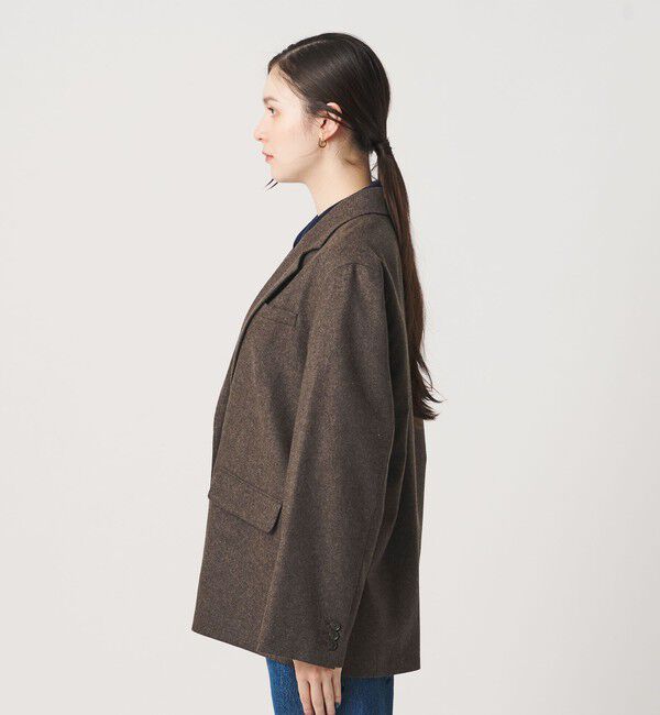 BEAUTY&YOUTH UNITED ARROWS「フラノ オーバーサイズ ジャケット」|テーラードジャケット|