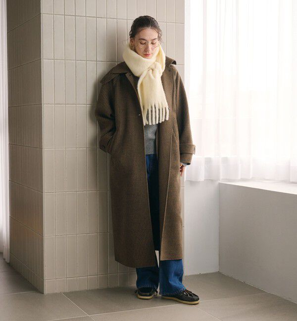 BEAUTY&YOUTH UNITED ARROWS「ビッグフリンジ スリム ストール」|マフラー|
