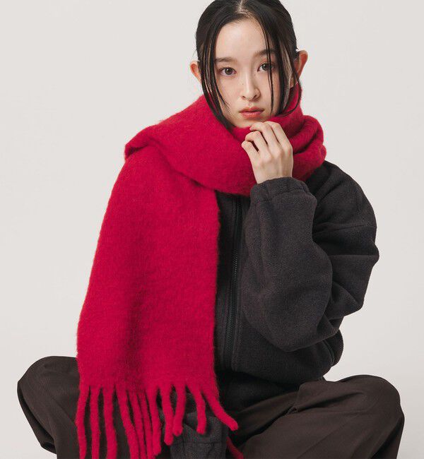 BEAUTY&YOUTH UNITED ARROWS「ビッグフリンジ スリム ストール」|マフラー|