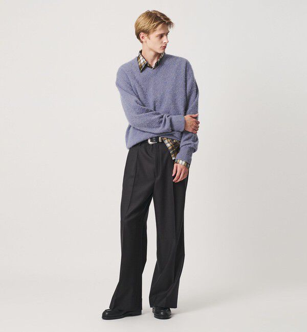 BEAUTY&YOUTH UNITED ARROWS「HI-LINE カシミヤ ナッピング Vネック ニット」|ニット・セーター|